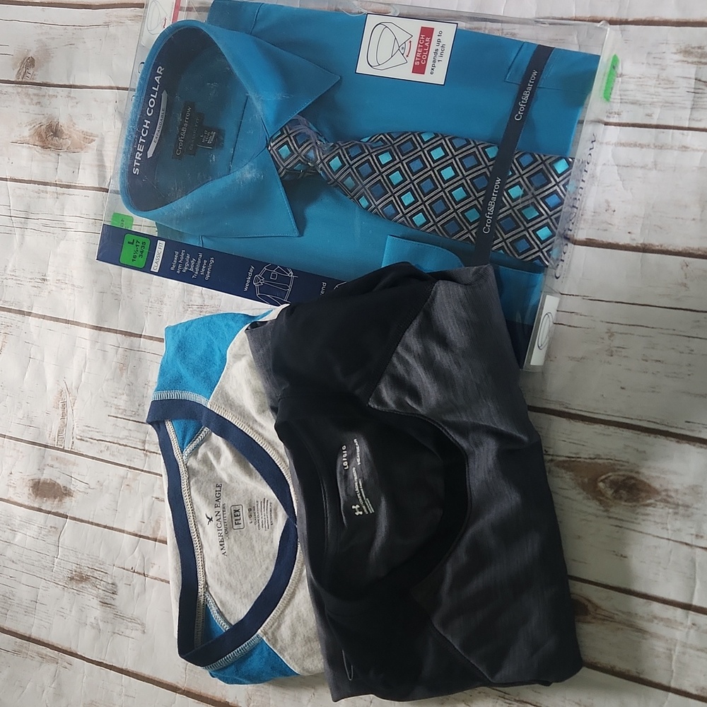 Men's size Large shirt lot.